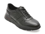 Pantofi OTTER negri, 35531, din piele naturala