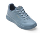 Pantofi sport SKECHERS albastri, UNO LITE, din piele ecologica