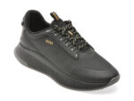Pantofi sport BOSS negri, 9544, din material textil
