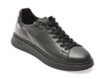 Pantofi BOSS negri, 9543, din piele naturala