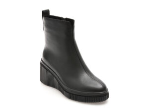 Ghete IMAGE negre, W575, din piele naturala