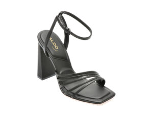 Sandale elegante ALDO negre, ESTELA 001, din piele ecologica