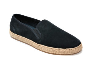 Mocasini GEOX bleumarin, U25DWA, din piele intoarsa