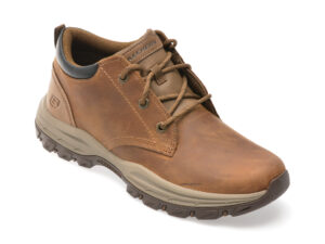 Ghete SKECHERS maro, KNOWLSON, din piele naturala