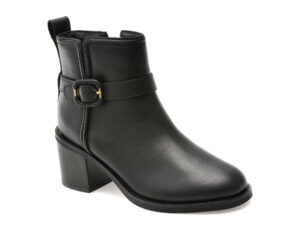 Ghete CLARKS negre, CHAMTRI, din piele naturala