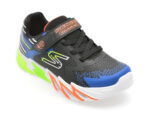 Pantofi sport SKECHERS negri, FLEX-GLOW BOLT, din material textil