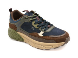 Pantofi sport JEEP bleumarin, M42210A, din piele naturala