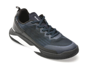 Pantofi sport BOSS albastri, 3209, din material textil