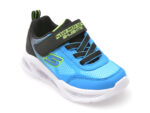 Pantofi sport SKECHERS albastri, SKECHERS METEOR-LIGHTS, din material textil