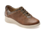 Pantofi SUAVE maro, 19005, din piele naturala