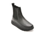 Ghete GEOX negre, D46XFB, din piele naturala