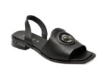 Sandale EPICA negre, 37217, din piele naturala