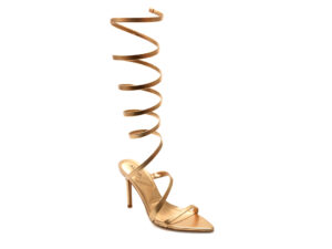 Sandale elegante ALDO aurii, SPIRA 715, din piele ecologica