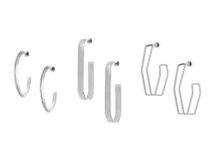 Cercei ALDO argintii, BRYDALE 040, din metal