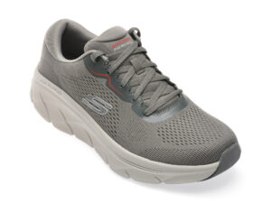 Pantofi sport SKECHERS gri, D LUX WALKER 2.0, din material textil