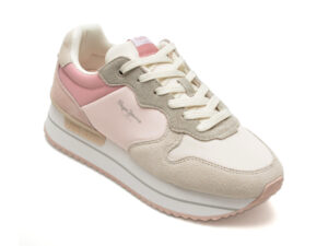 Pantofi sport PEPE JEANS multicolor, RUSPER JELLY, din piele intoarsa si material textil