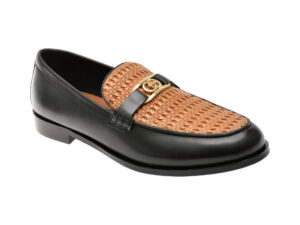 Mocasini eleganti ALDO negri, IDRIS 001, din piele naturala