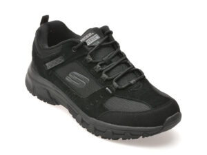 Pantofi sport SKECHERS negri, OAK CANYON, din material textil