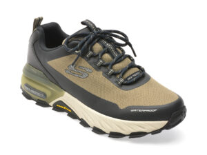 Pantofi sport SKECHERS kaki, MAX PROTECT, din material textil