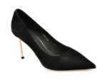 Pantofi eleganti EPICA negri, 2255, din piele intoarsa