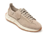 Pantofi CLARKS gri, CRAFT SPEED, din piele intoarsa