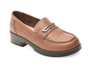 Mocasini EPICA maro, 3766805, din piele naturala