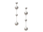 Cercei ALDO argintii, ALLBUBBLES 040, din metal
