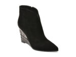 Botine elegante EPICA negre, AY2053, din piele intoarsa