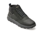 Ghete GEOX negre, U36FDB, din piele naturala