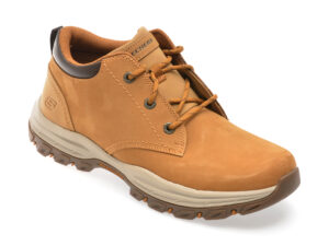 Ghete SKECHERS maro, KNOWLSON, din piele naturala