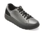 Pantofi GEOX gri, D46XFG, din piele naturala