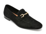 Mocasini eleganti ALDO negri, MARINHO004, din piele intoarsa