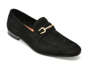 Mocasini eleganti ALDO negri, MARINHO004, din piele intoarsa