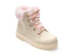 Ghete SKECHERS bej, STREET GLITZ, din piele ecologica