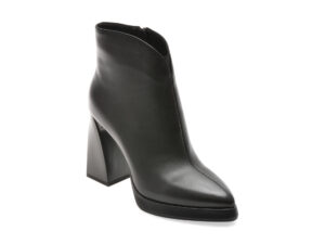 Botine ALDO negre, 3635, din piele naturala