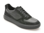 Pantofi GEOX negri, U465WA, din piele naturala