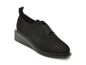 Pantofi EPICA negri, 3642506, din piele intoarsa