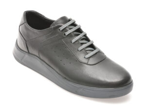 Pantofi OTTER negri, 2055273, din piele naturala