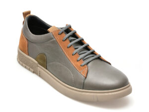 Pantofi OTTER gri, 239715, din piele naturala
