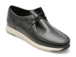 Mocasini OTTER negri, SF2002, din piele naturala