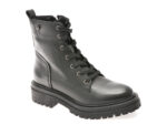 Bocanci GEOX negre, D16HRC, din piele naturala