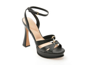 Sandale elegante ALDO negre, ELBALIA 001, din piele ecologica