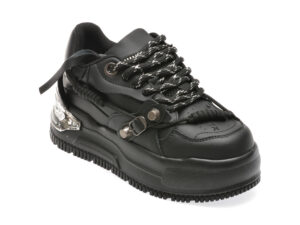 Pantofi GRYXX negri, 80251, din piele naturala