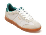 Pantofi PEPE JEANS gri, PLAYER COMBI, din piele intoarsa