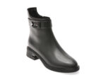 Ghete EPICA negre, H450B, din piele naturala