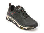 Pantofi sport SKECHERS negri, ARCH FIT ROAD WALKER, din piele naturala