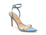 Sandale elegante ALDO bleumarin, TULIPA 420, din material textil