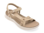 Sandale SKECHERS gri, GO WALK FLEX SANDAL, din material textil