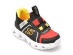 Pantofi sport SKECHERS negri, HYPNO-FLASH 2.0, din piele ecologica