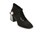 Ghete EPICA negre, 3100846, din piele intoarsa